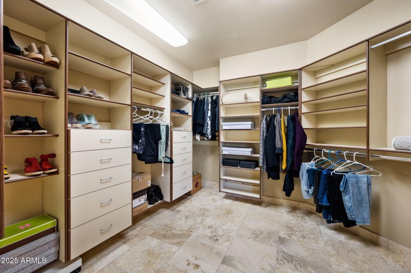 Lower Level Primary Closet
