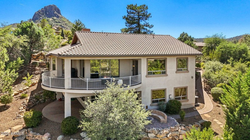 Aerial Back of Home