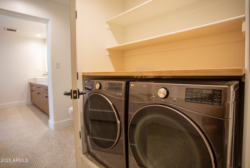 Primary Bath Closet Laundry