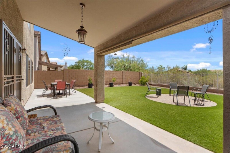 37-Back patio and yard