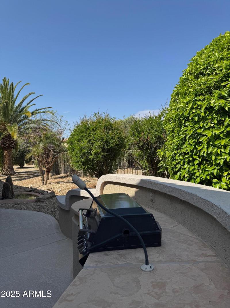 Beautifully landscaped back yard