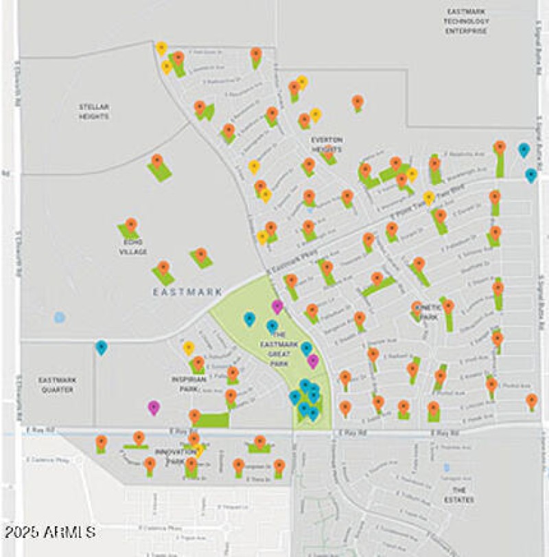 eastmark many parks map