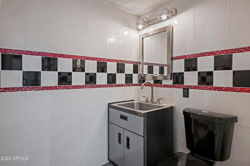 Shop half bath