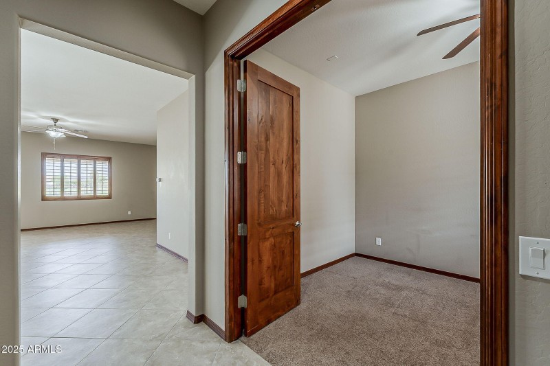 Entry way to den