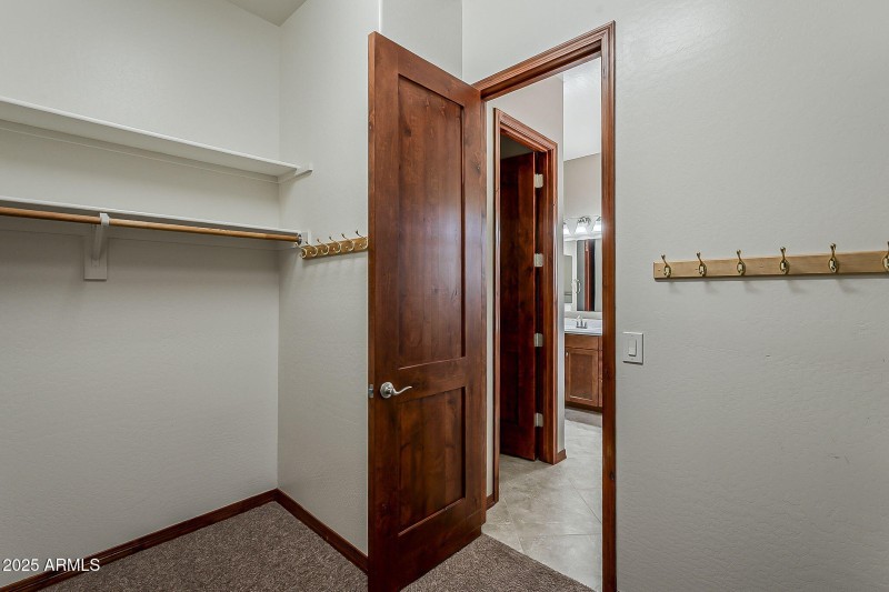 Primary walk-in closet