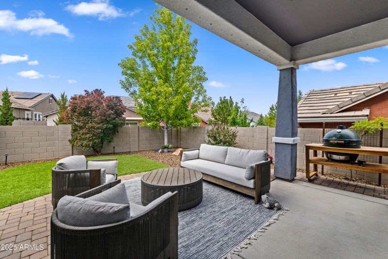 Rear Patio
