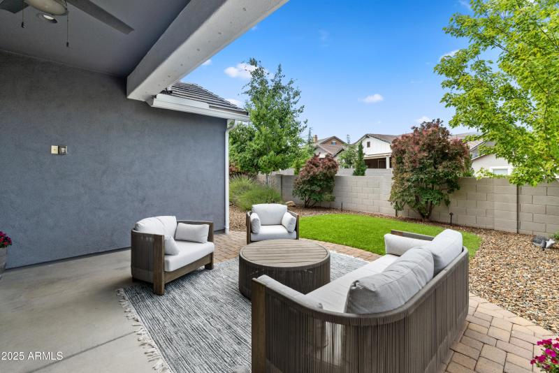 Rear Patio
