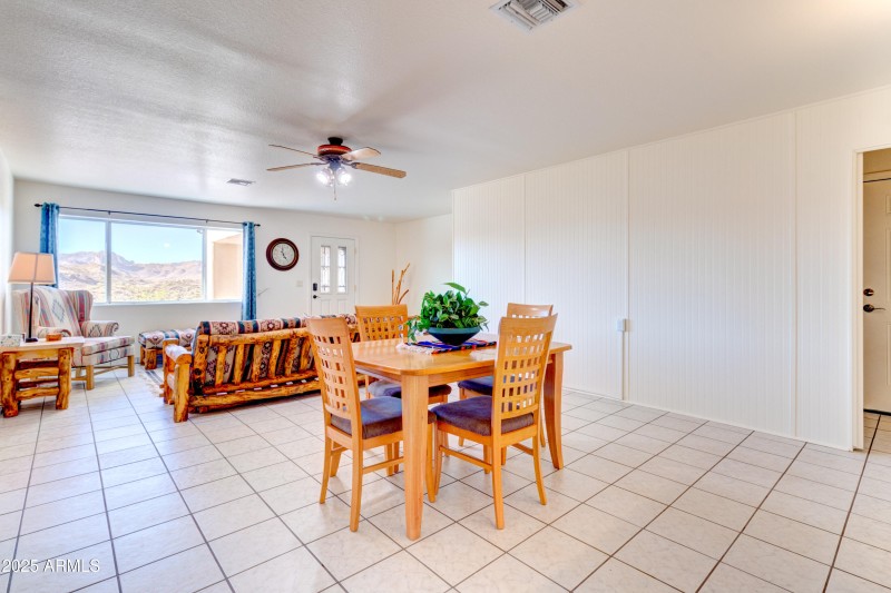 View from Kitchen to Living Area