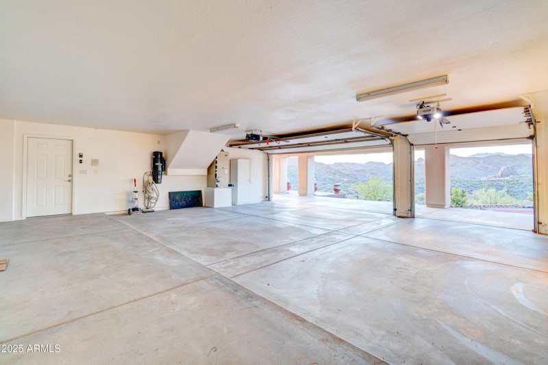 Garage – Interior View Toward Entry Do