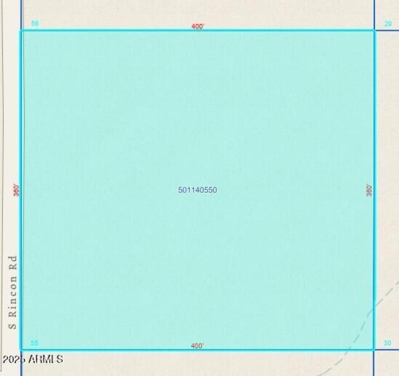 parcel dims map Rincon