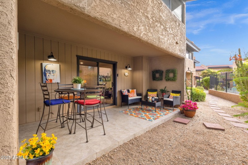 Rear Patio