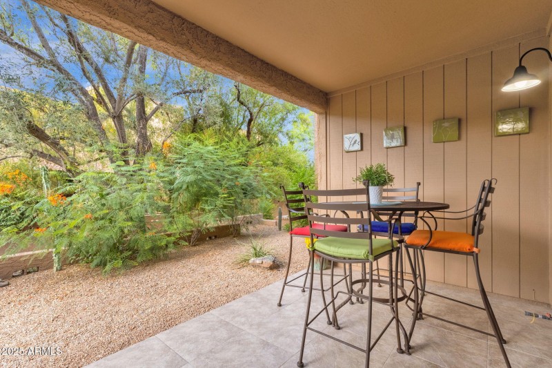 Rear Patio
