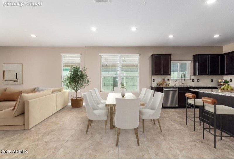 Virtual Staged Kitchen