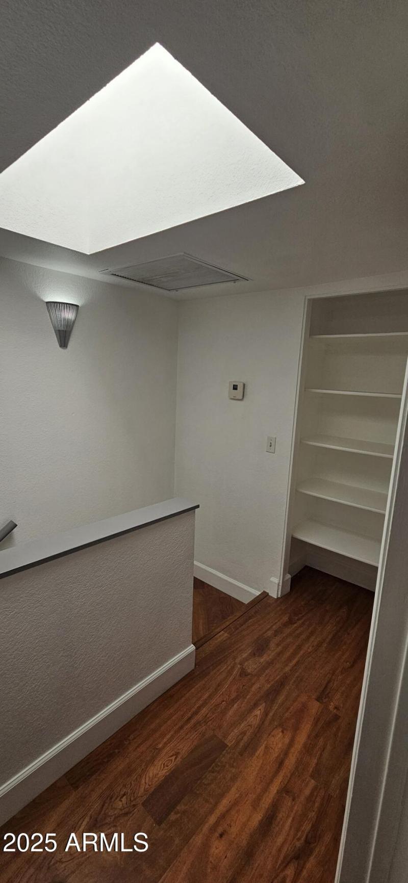 Upstairs Hall with Linen Closet