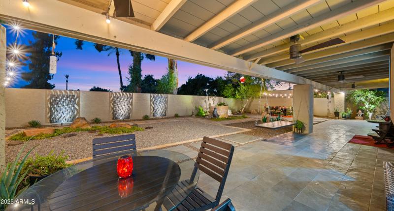 Covered Seating Area