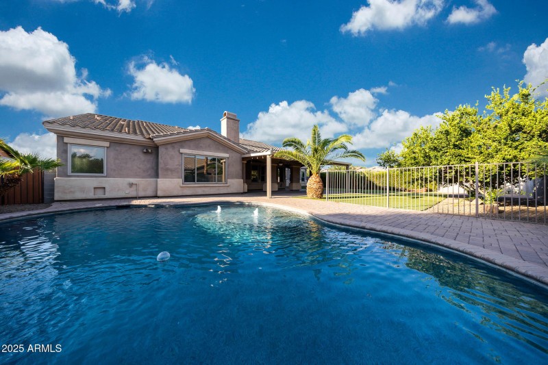 View to backyard