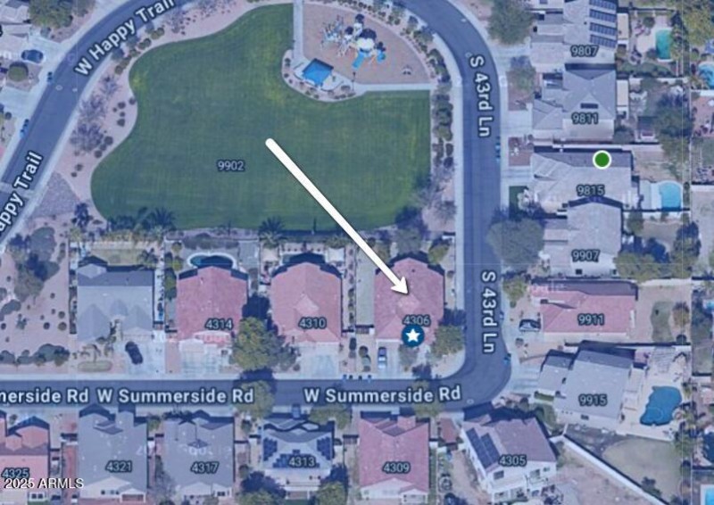 Aerial for Corner Lot - 4306 West Summer