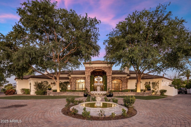 Main House Sunset