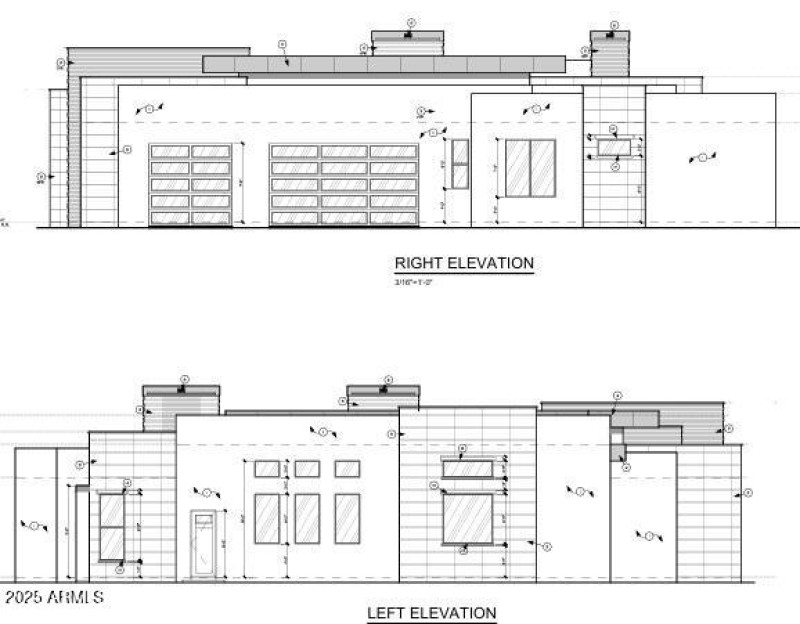 Right & Left elevation