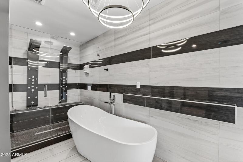 Main primary bath & showers