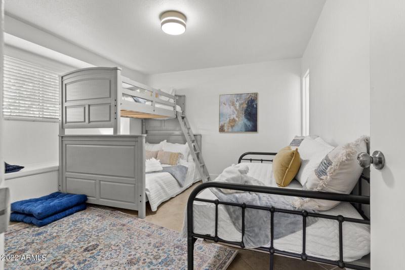 Bedroom #3 Double, Twin Bunk & Day Bed