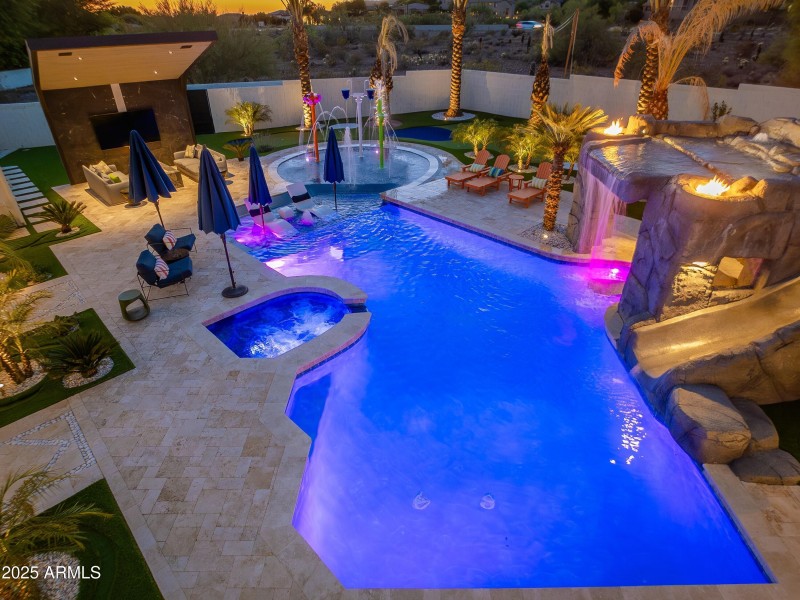 015_Twilight Aerial Pool