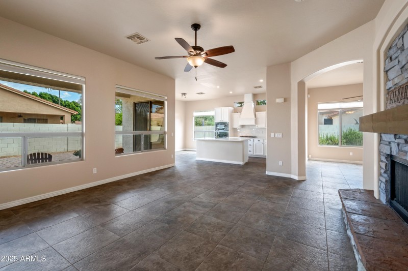 Great Room opens to Kitchen