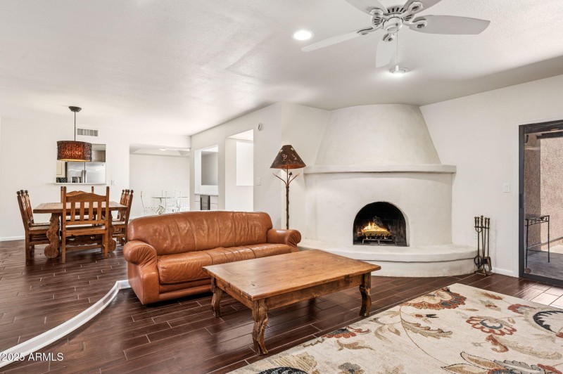 Wood-burning Fireplace