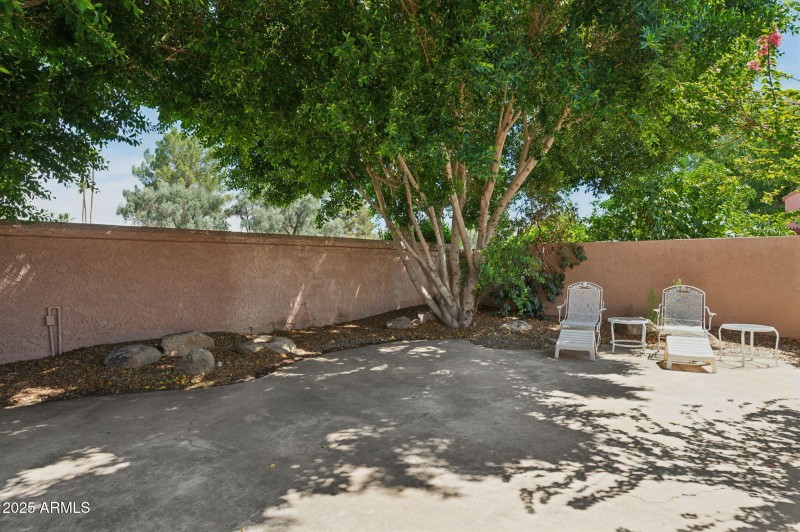 Patio facing South/SE