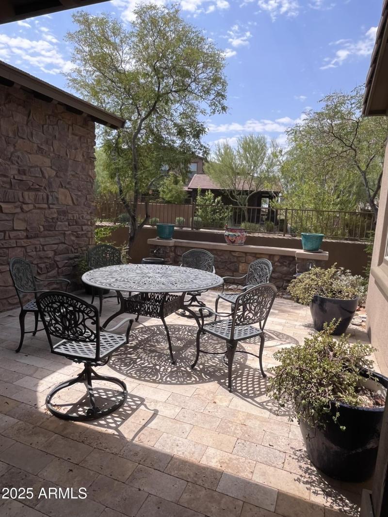 Private patio