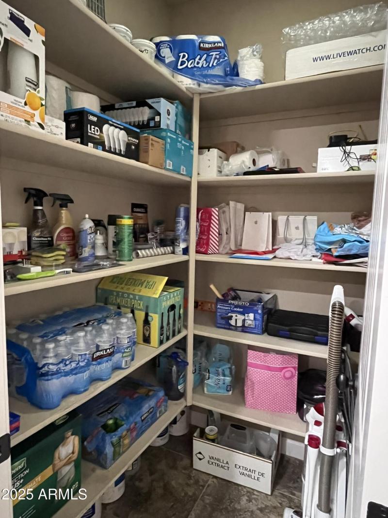 Huge pantry in laundry