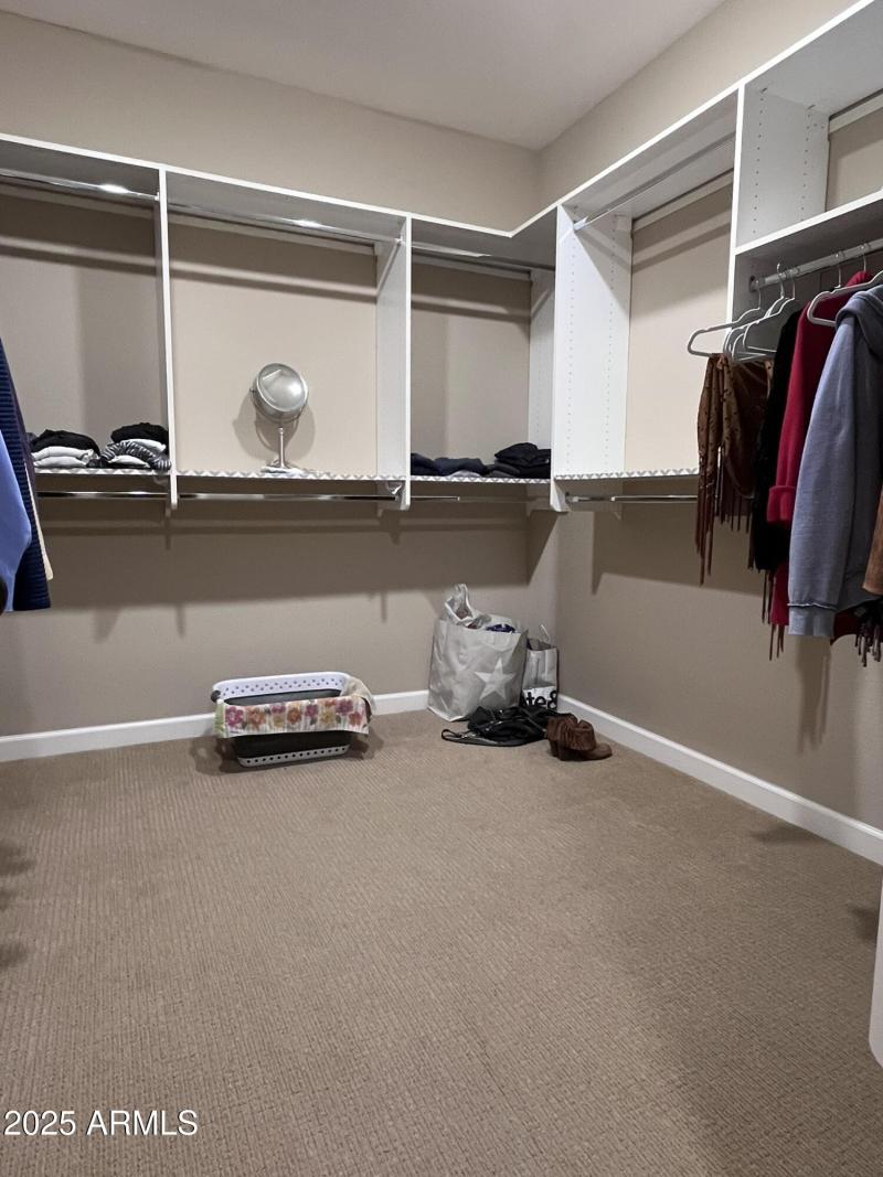 Primary closet