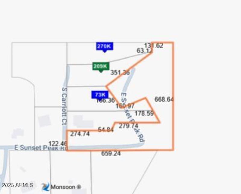Sunset peak lot 5 map