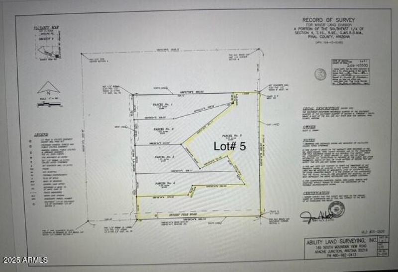 sunset peak survey highlighted