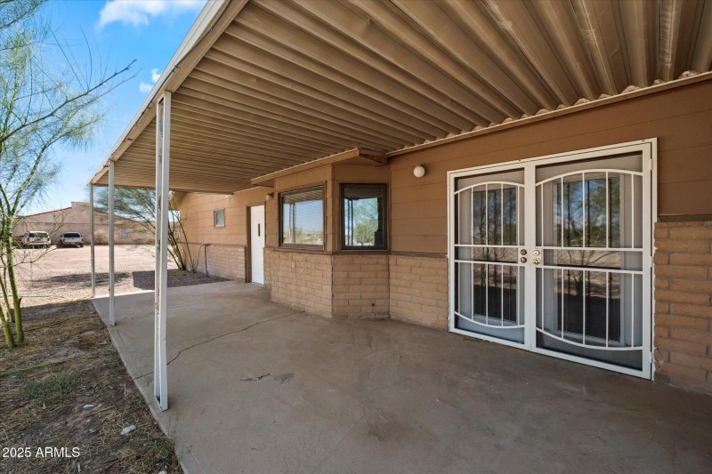 French Doors to Patio
