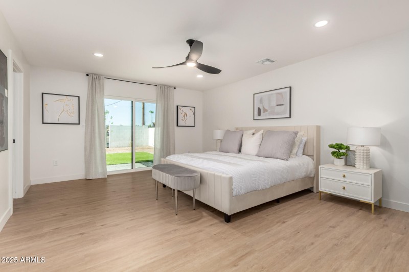 Light-Filled Bedroom with Yard Access