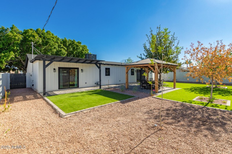 Expansive Backyard with Pergola