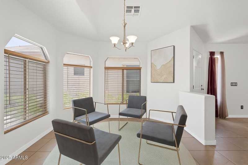 Breakfast Area Staged