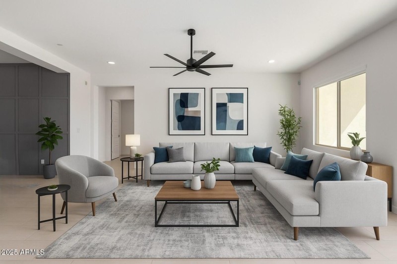 Staged Livingroom