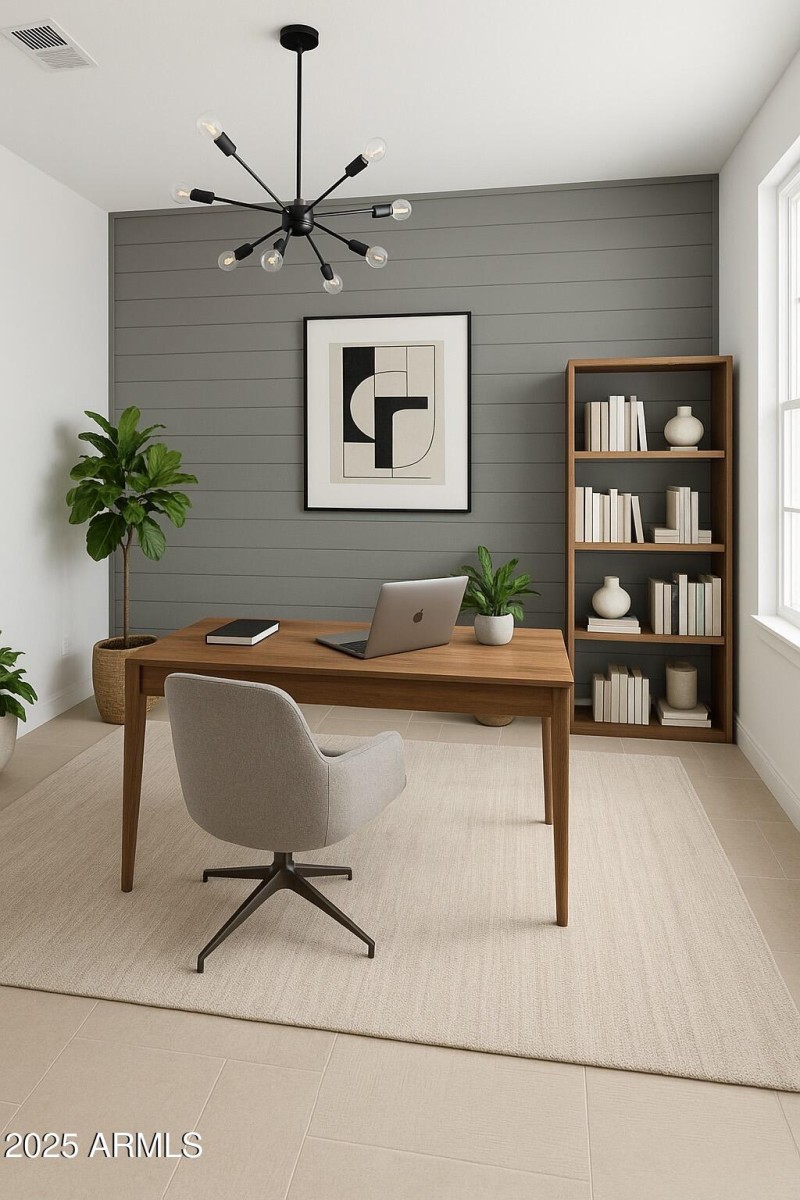 Staged Office