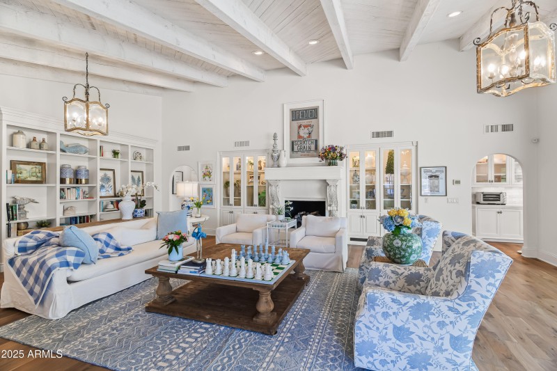 Family Room with gas Fireplace