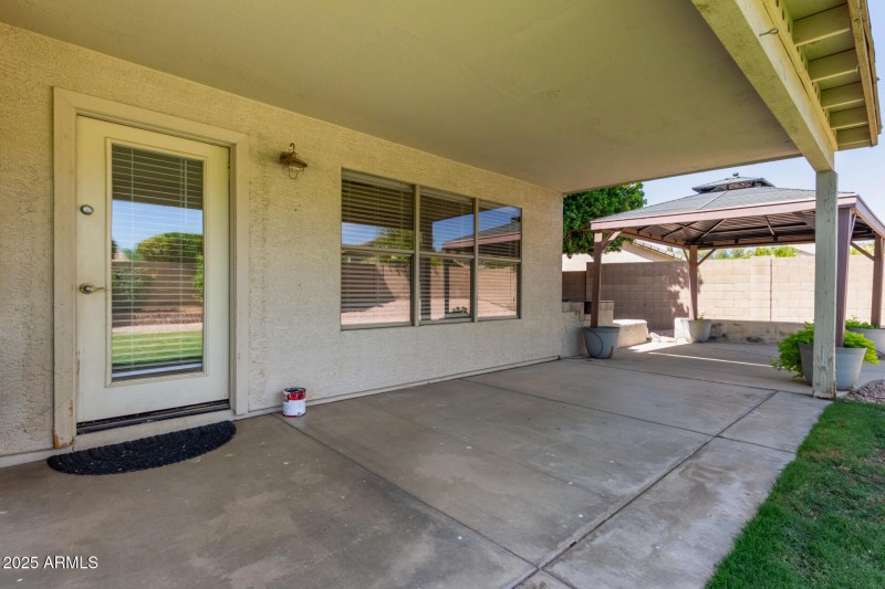 Patio and Gazebo