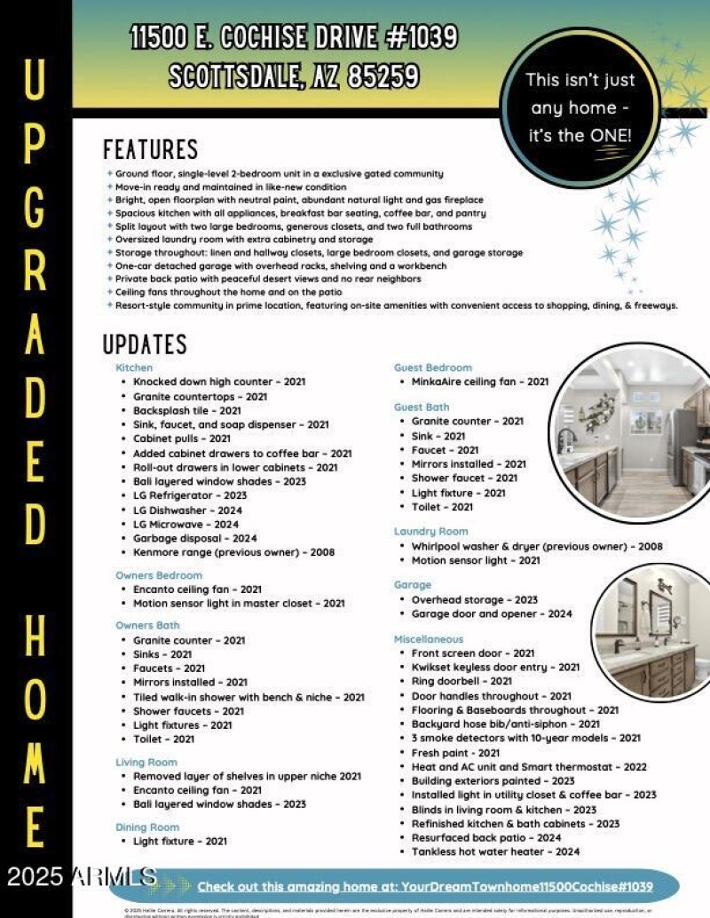 Cochise #1039 Features & Updates