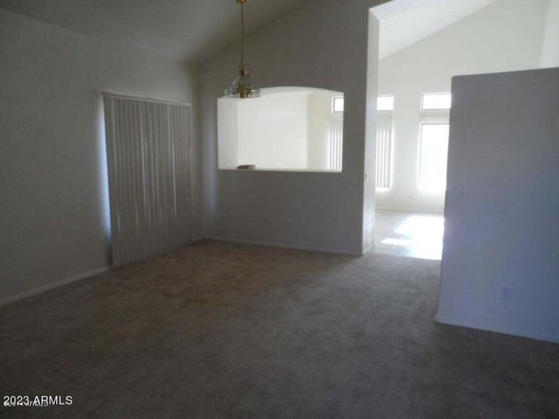 living room from front door