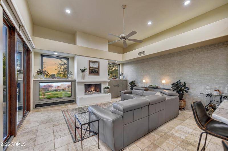 Family Room with Gas Fireplace