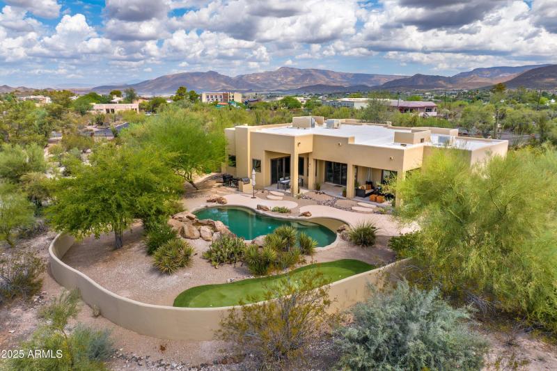 Walled Resort Backyard