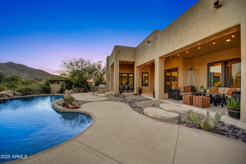 Extended length covered patio