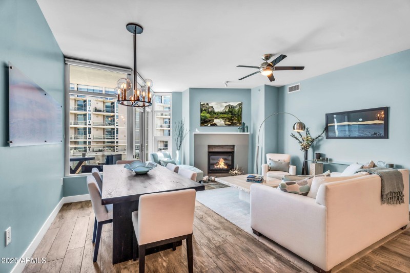 Gas fireplace for winter nights