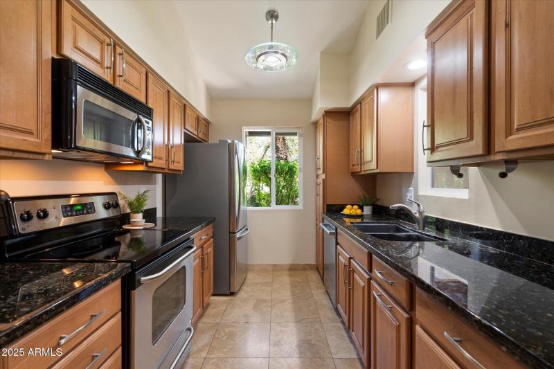 Kitchen with Granite Counters