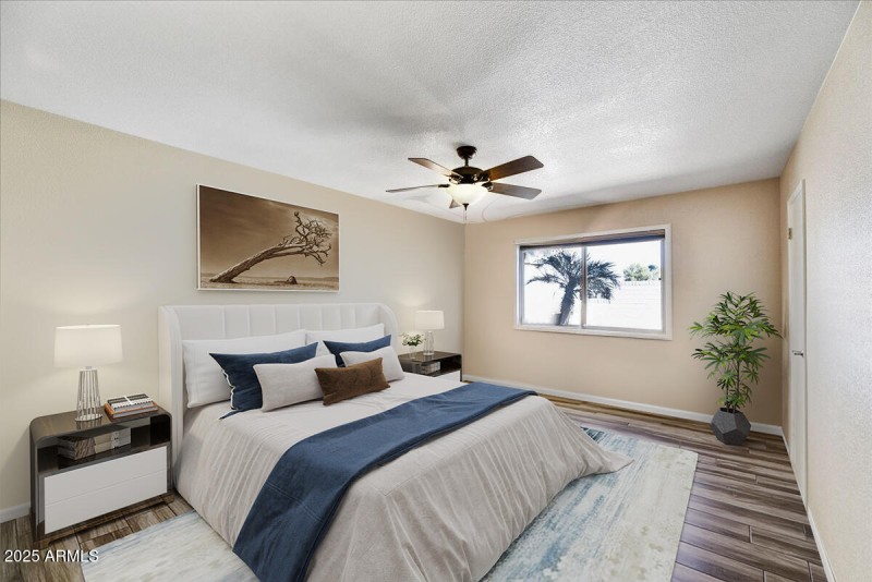 Guest Bedroom overlooking Courtyard